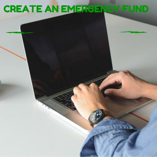 Person typing on laptop